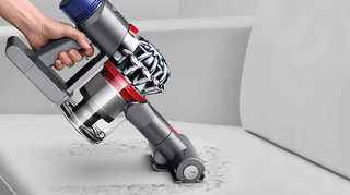 Dyson cordless upright vacuum.