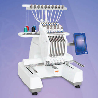 A Husqvarna Viking sewing machine with a Husqvarna Platinum MN1000 computer on it.