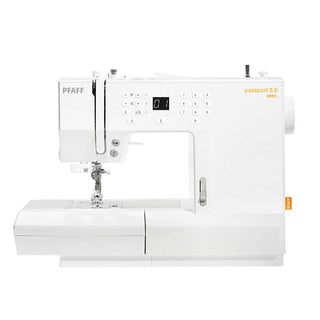 A PFAFF Passport 3.0 sewing machine on a white background.