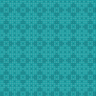 Garden Dalliance by Shelley Cavanna 17304-84 QUADRILLE TEAL Fabric Yardage from 74-Benartex showcases a teal geometric pattern of intersecting lines and squares arranged in a symmetrical, repeating grid on a textured background—perfect for premium quilting cotton and inspired by Regency-era English garden artistry.