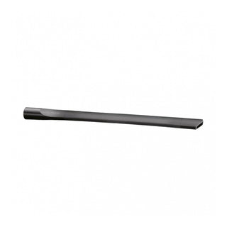 The Miele SFD 20 Extended Flexible Crevice Tool (560 mm) by 2-Miele, a long and narrow black vacuum cleaner nozzle attachment, is shown on a white background.