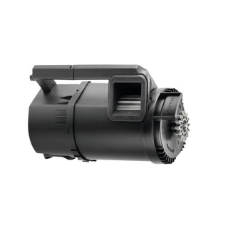 Black cylindrical aquarium water pump with intake grill, outflow nozzle, and a handle, positioned on a white background—reminiscent of the precision found in 2-Miele accessories such as the Miele Fine Dust Cartridge for Blizzard CX1.