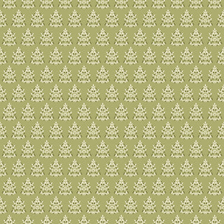 Glisten by Sandy Gervais C16225-OLIVE GLISTEN TREES OLIVE Fabric Yardage from 56-Riley Blake features small white floral motifs on light olive green, ideal for quilting. Sold as 1 yard of soft cotton fabric.