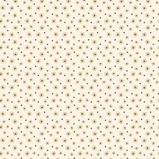 Featuring evenly spaced, small brown starburst shapes on light beige, Riley Blake Morning Latte Seedpods Latte C16924-LATTE Fabric Yardage is crafted from 100% cotton by Fabric by Riley Blake.