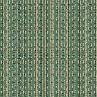 Green background with vertical yellow dollar sign stripes, evenly spaced in a seamless pattern—ideal for Riley Blake Morning Latte Stripes Green C16927-GREEN Fabric by Riley Blake, perfect for 100% cotton projects.
