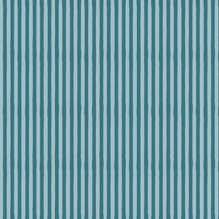 The Riley Blake Kelsey Carlson Utah Stripes Teal C17022-TEAL features alternating light and dark teal vertical stripes with slightly irregular darker edges—available by the yard from 56-Riley Blake, with free shipping.