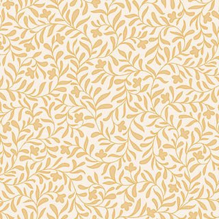 The Cider Mill PNBCMIL-6222-EY HARVEST VINE Fabric Yardage by 47-EE Schenck features a repeating botanical design of beige and light brown leafy vines on a cream background, crafted from premium cotton—ideal for quilting and sewing projects by the yard.