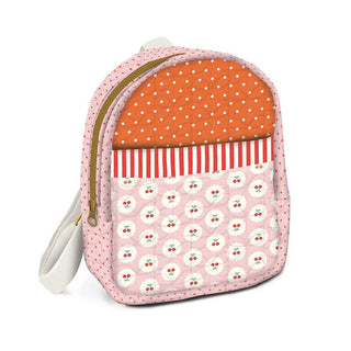 Join the Layton In-Store Class to create a Minki Kim Cotton Nook Backpack—an adorable small backpack with pink straps, a red polka-dot top section, a red-and-white striped middle, and a white bottom adorned with red-eyed flower patterns—perfect for carrying your supplies to class or showing off your latest project made from a Cotton Nook panel! Don’t miss the class on Sat, Oct 17, 2026, from 10–4 pm at the Layton location only.