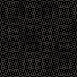 A seamless geometric pattern of small, dark 3D pyramids in a grid on black—Robin Kingsley Spooky Stitches MAS10877-J Patchwork Geo Black Fabric by 47-EE Schenck, perfect for Halloween quilting or spooky projects.