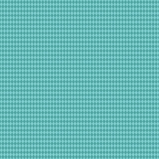 Kimberbell Maywood Studios Sweet Shoppe Diamonds Blue MAS11031-B features a turquoise and light blue checkerboard with small diamonds, perfect quilting cotton fabric for candy-inspired sewing projects.