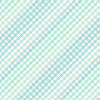 P&B Textiles First Impressions Flannel 6022BT Gingham Teal features a blue, green, and white checkered pattern—ideal for baby flannel projects or milestone panels.