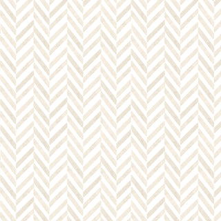 P&B Textiles First Impressions Flannel 6023NE Chevron Neutral Fabric features a beige and white chevron pattern with hints of peach and teal—perfect for baby flannels or as a chic milestone panel background.