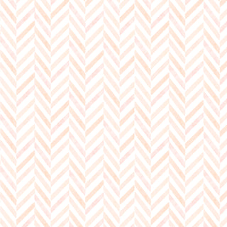 P&B Textiles First Impressions Flannel 6023PJ Chevron Peach features pale pink and beige vertical chevron stripes on white, ideal for baby flannel projects or as a sweet monthly milestone panel.