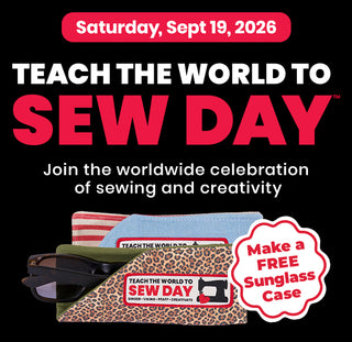 Celebrate creativity and community at Teach The World To Sew Day! by 1000-Education on September 19, 2026. Join our festive Sew Day event and dive into a free sunglass case craft, inspired by the spirit of Teach The World To Sew Day. Whether you’re looking to learn or eager to share your passion for sewing, this gathering is for everyone. Discover three stylish sunglass cases—each paired with sunglasses—on display, ready to inspire you as you create your own masterpiece!.