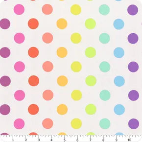 Free Spirit Tula Pink True Colors Graywork PWTP262.WHISPER Disco Poms - Whisper 480Fabric Yardage