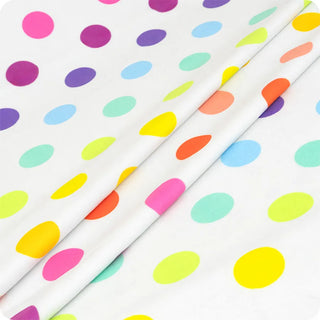 Free Spirit Tula Pink True Colors Graywork Minky MKTP001.WHISPER Disco Poms - Whisper