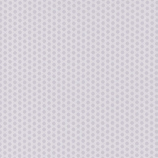A light gray hexagonal honeycomb pattern covers the entire image, echoing the geometric, repetitive look of Kimberbell Basics Flannel Honeycomb Grey MASF8256-K2 fabric by 42-Kimberbell.