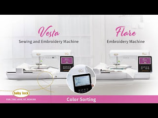 Video: thread color sorting on the Baby Lock Flare embroidery machine