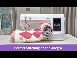 Video: stitching and quilting on the Baby Lock Allegro