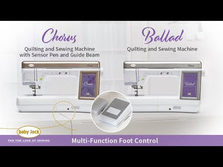 Video: the multi-function foot control on the Baby Lock Ballad