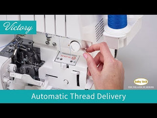 Video: Automatic Thread Delivery on the Baby Lock Victory serger