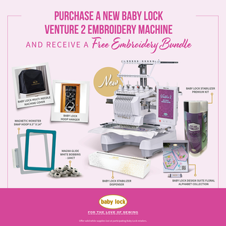 Baby Lock Venture 2 10-Needle Embroidery Machine