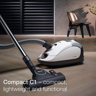 Miele Pure Suction C1 Compact Canister Vacuum - compact, lightweight and functional.