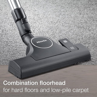 Miele combination floorhead for hard floors and low pile carpet.