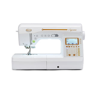 A Baby Lock Soprano Sewing and Quilting Machine on a white background.