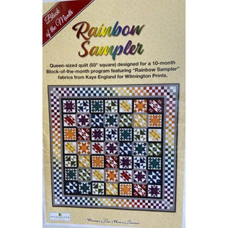 Rainbow Sampler – Block of the Month -Layton