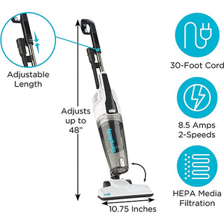 Simplicity S60 Spiffy Broom Vacuum cordless upright vacuum cleaner.