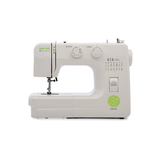 A Baby Lock Zest sewing machine on a white background.