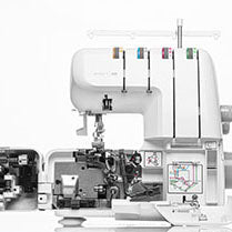 A Husqvarna Viking Amber S100 sewing machine on a white background.